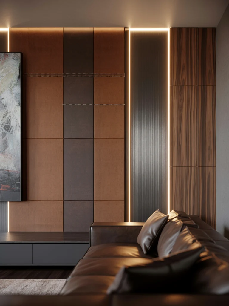 Textural Wall Panels for Depth