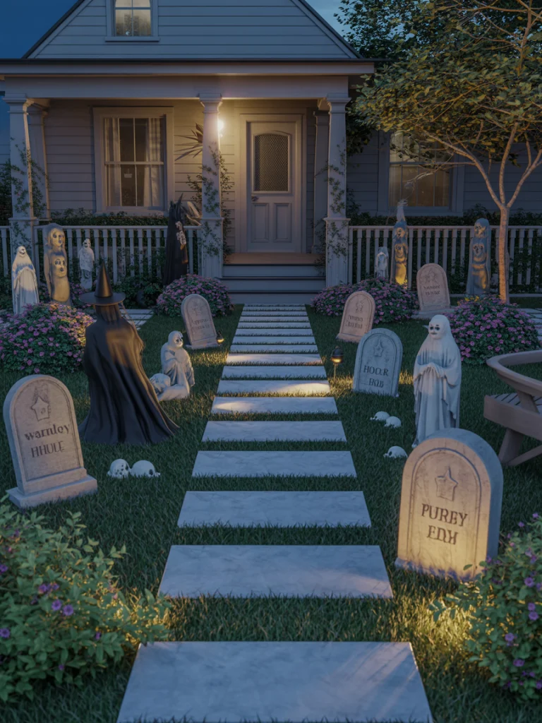 Transform the Front Yard into a Halloween Showcase