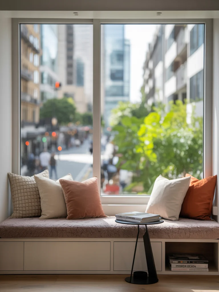 Turn a Window Ledge into Functional Seating