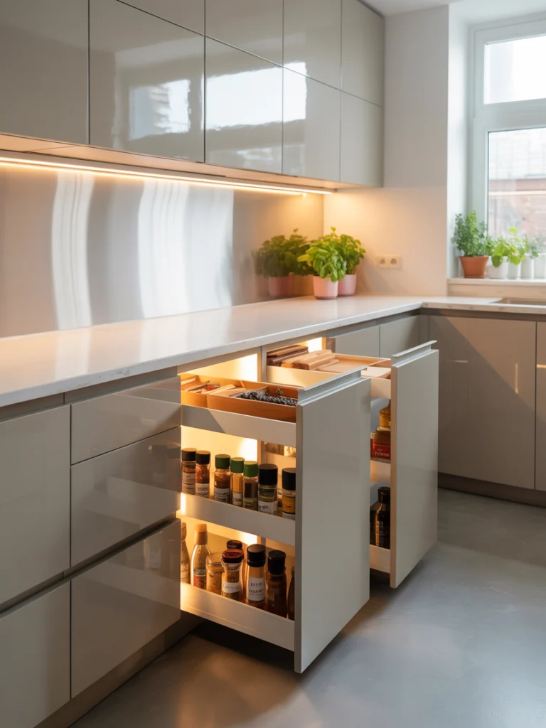 Under-Cabinet Pantry Additions