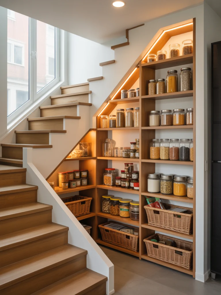 Under-Stairs Pantry Conversion