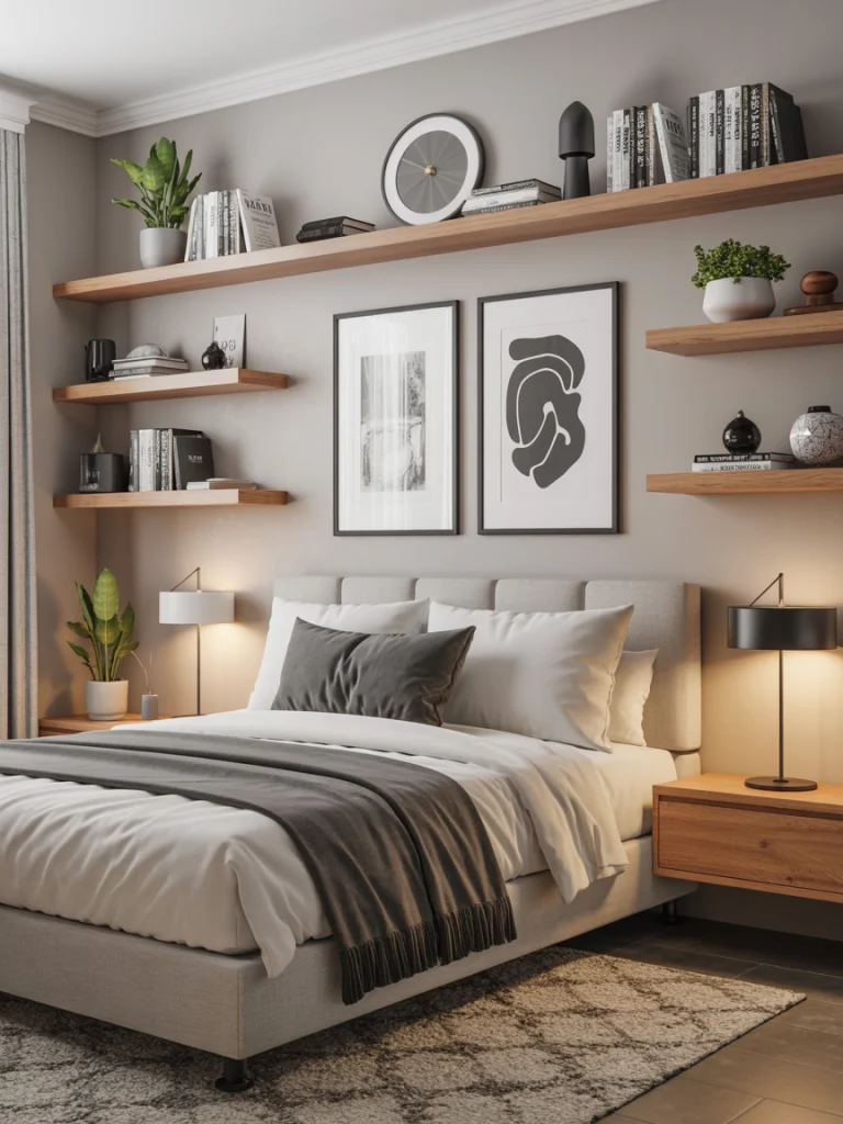 Use Floating Shelves for Display