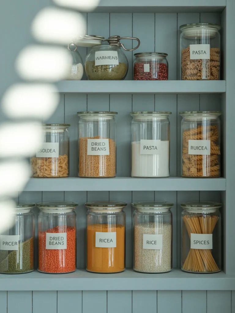 Use Glass Jars for Decorative Storage ideas