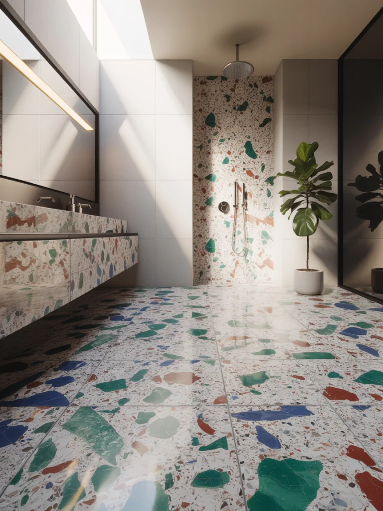 Use Terrazzo Flooring ideas