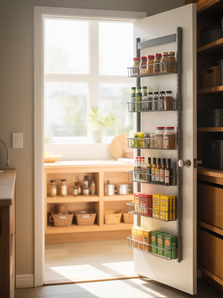 Use the Back of the Door as Storage Space