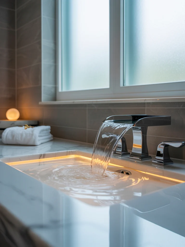 Waterfall Faucets for an Elegant Touch ideas