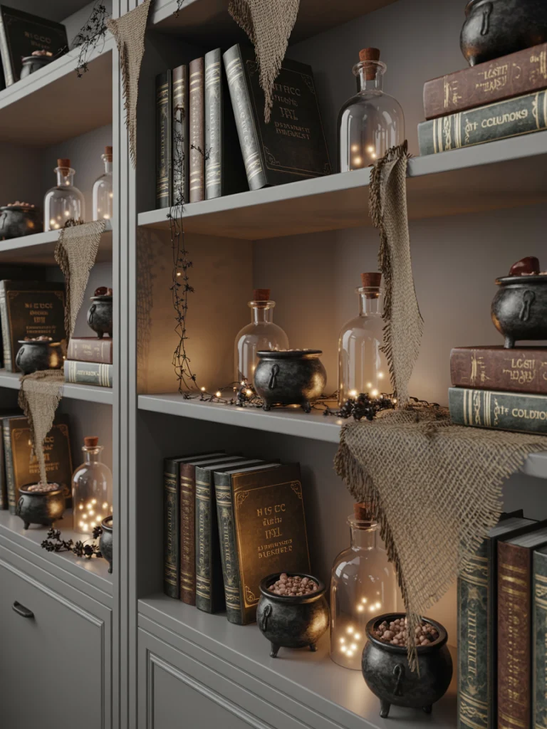 Witchy Shelves and Bookcases